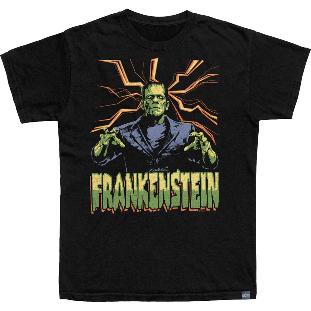 Made In Usa Frankenstein Lightning Universal Monsters Tshirt